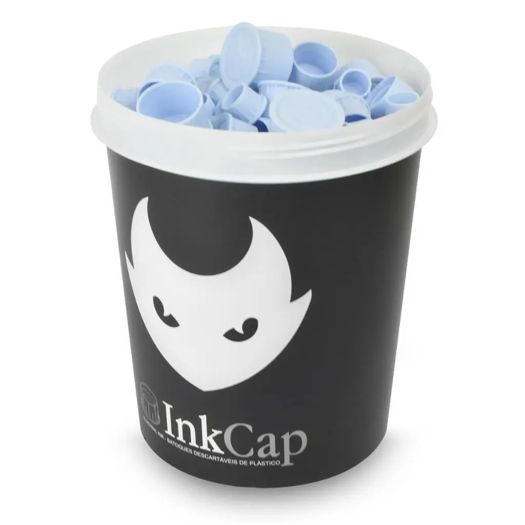 Caps en silicone – Taille M (300 unités) – Bleu (Bleu)